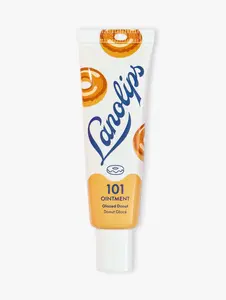 101 Ointment Glazed Donut Multi Balm Stick Lanolin Lip Balm & Face Moisturizer, Hydrating Wrinkle Care, Vitamin E, All-in-One Skin Balm (10g)