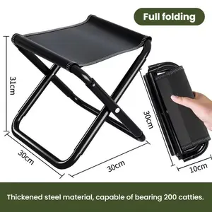 Outdoor Folding Chair, Portable Fishing Chair, Train Small Stool, Folding Camping Chair, Camping Small Stool