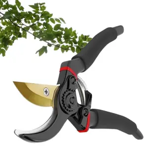Plant Cutter Garden Pruning Shears Premium Titanium Bypass  for Professional Garden Hand cutter - 8 Inch