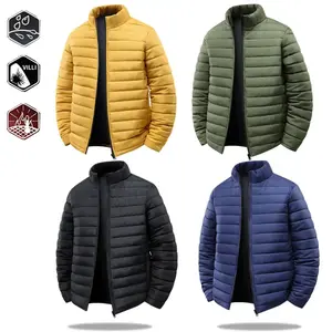 Men's lightweight quilted jacket suitable for autumn and winter, perfect for cold weather