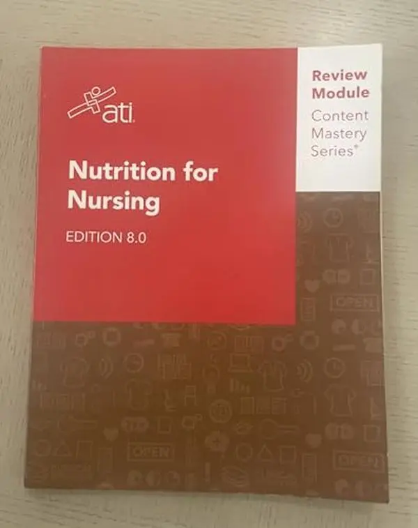 USED Book - Nutrition for Nursing Edition 8.0 ATI Review Module Content Mastery Series by Alissa Althoff (Paperback) - english