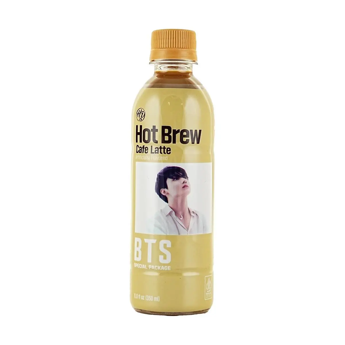 HANYA Korean BTS Hot Brewed Latte Instant Coffee Drink 350ml - Ready to Drink Iced Coffee Beverage