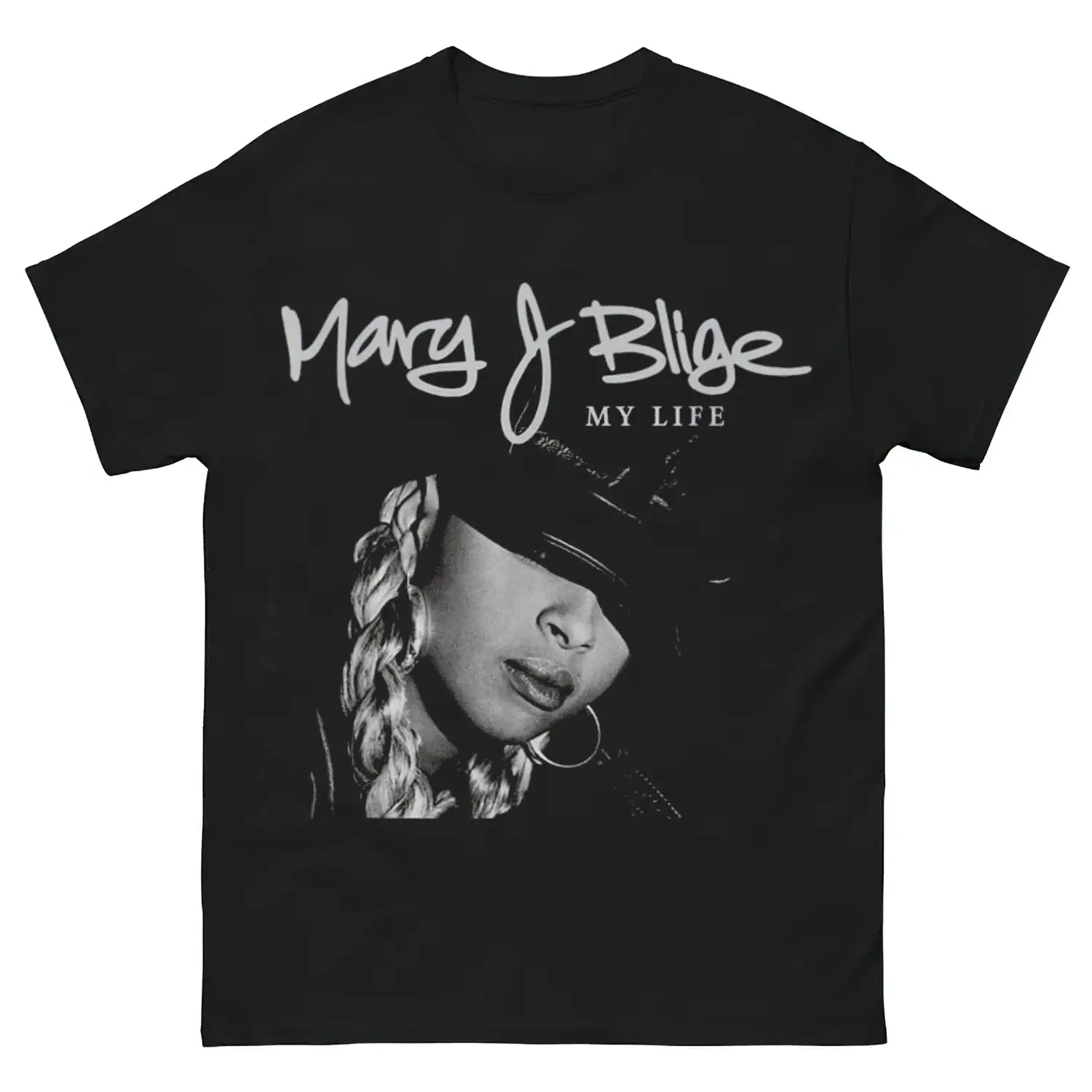 Mary J. Blige Shirt - My Life - Bad Boy Uptown 90s R&B Queen Hip Hop T-Shirt