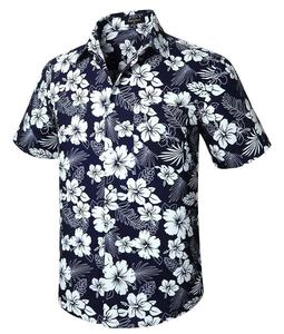Hawaiian Shirt for Men Short Sleeve Button Down Shirt Men Casual Summer Tropical Beach Aloha Shirts for Men Hawaii Party