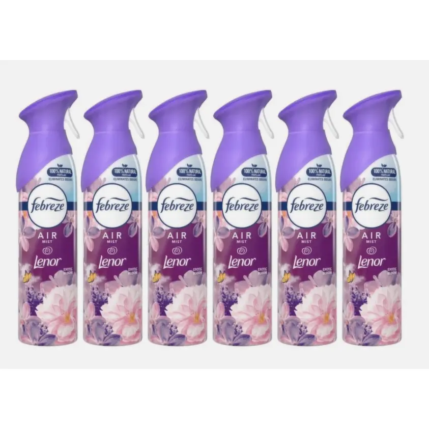 Febreze Air Freshener Exotic Bloom 185ML - 6 PACK