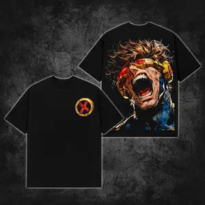 [Verse] Cyclops Premium Cotton T-Shirt V2, Cyclops Fans Club T-Shirt, Character Image Comic Fans Shirt, Mutant Hero Graphic T-Shirt, Comic Book Fans T-Shirt, Superhero Graphic Tee.