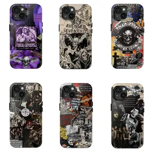 6 Styles Avenged Sevenfold A7X Band Phone Case, Deathbat Logo & Album Art Phone Case For iPhone 11 12 13 14 15 16 Pro Max Plus