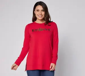 Jingle Belles by Kim Gravel TripleLuxe Golden Greetings Top