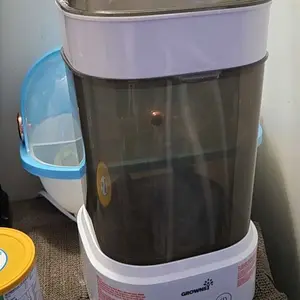 Grownsy Bottle Sterilizer and Dryer, Compact Electric Steam Baby Bottle Sterilizer, Bottle Sanitizer for Baby Bottles, Pacifiers, Pump Parts，Baby Product bottle washer./916