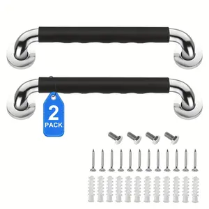 Stainless Steel Shower Grab Bar, Non-slip Bathroom Safety Grab Bar, Wall Mounted Auxiliary for Bathtub and Shower, Suitable for Elderly and Disabled