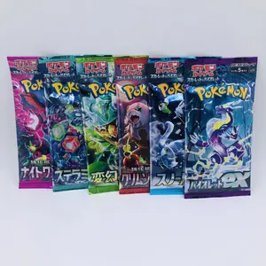 6 Pack Pokemon TCG Japanese Booster Packs Variety Set Card Bundle Collection