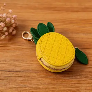 Cute Fruit Leather Bag Charms - Y2k Cutecore Preppy Aesthetic Keychains for Handbags, Backpacks, Purses - Father's Day Gift Ideas Fashion Costume Jewelry Accessories