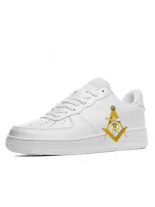 Shriner Masonic (2) is a fashionable men's trendy sneaker, featuring a durable outsole and cool design, suitable for casual sports and daily commuting.