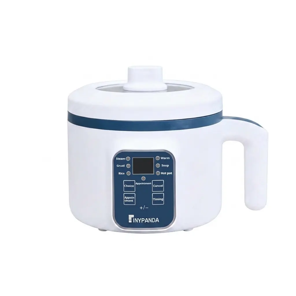 1.7L Smart Electric Thermo Pot - Non-Stick, Preset Timer, Portable Multifunction Household Appliance for Camping Ramen, Soup (220V)