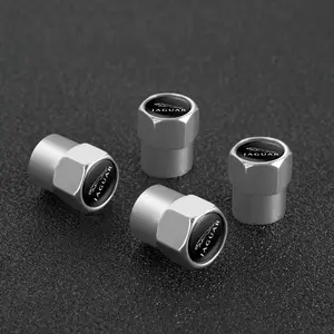 4pcs Alloy Car Wheel Tire Valve Cap, Dustproof Stem Cover for Jaguar Xe F-Type I-Pace S-Type F-Pace Xkr Xel Xf Xj Xfl Xfr X S F E-Pace X-Type Tire Pressure Caps