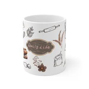 Rustic Boho Mug  | Personalized & Full of Good Vibes# Drinkware# Lightweight# Tea# Washable# Reusable#
