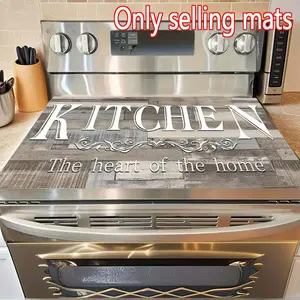 Kitchen Rubber Stove Protector, Heat Resistant, Non-Slip, Water Absorbent, Easy Clean, Oven Pad, Refrigerator Pad, Kitchen Counter Cover, Kitchenware