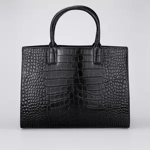 Modern Goddess Women's Handbag in Black & Mustard Yellow - Versatile Work Companion