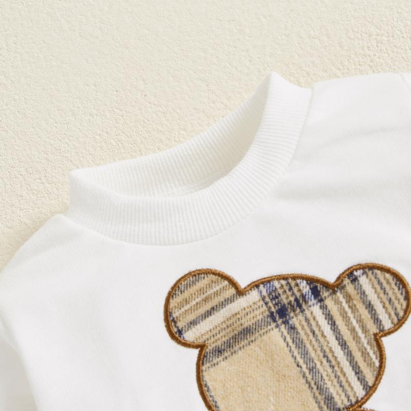Baby Boy Clothes Cute Bear Outfits Girl Newborn Shirt Tops Sweatshirt Toddler Sweat Pant Set Fall Winter Outfit