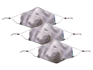 Alyx Organic Cotton Face Mask 3-pack, Mauve