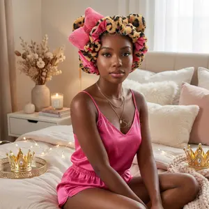 Luxury Hair Bonnet - Plush Bonnet, Teddy Plush Bonnet