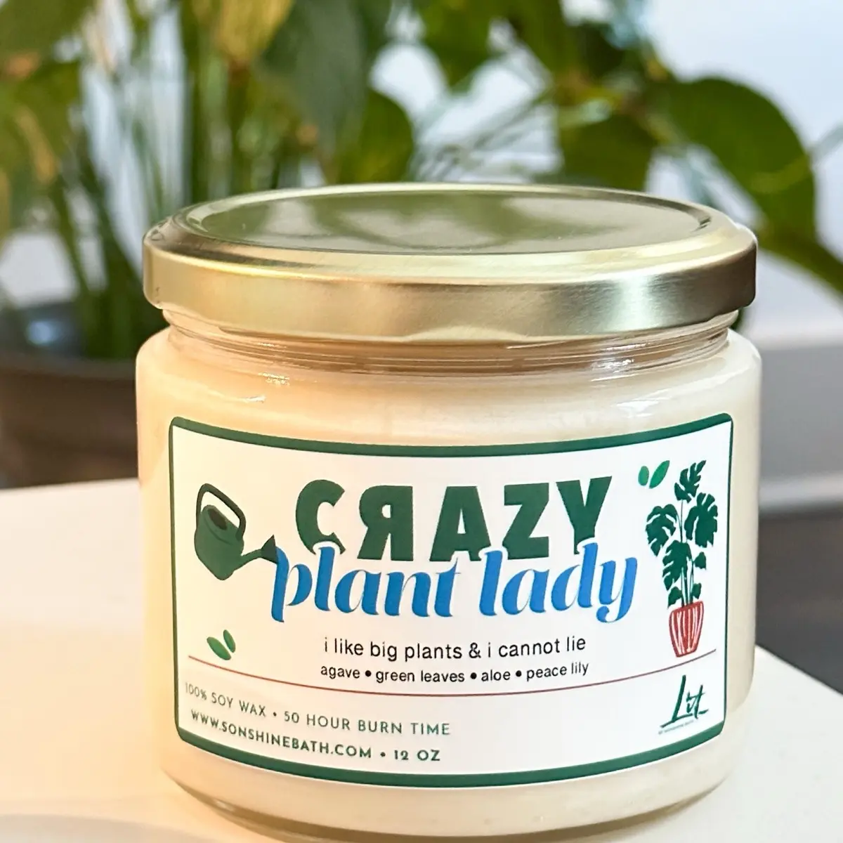 Crazy Plant Lady Candle