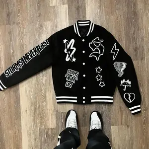 New Style Y2K Trend Personality Graphics Oversized Jacket Men's Y2K Harajuku Hip-hop Gothic Casual Street Wear Coats Menswear