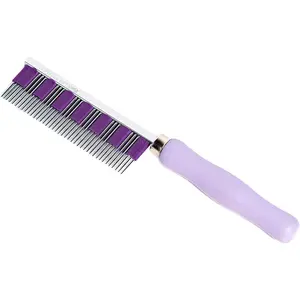 Small Pet Select - Hair Buster Comb for Rabbits, Cats and Dogs, Metal Pet Comb for Shedding and Detangling, Grooming Tool for Small Pets with Long and Short Fur