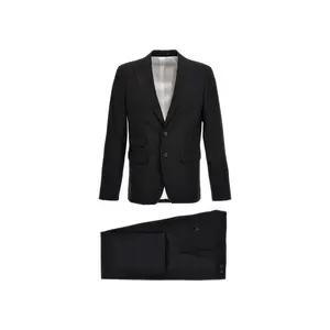 Dsquared² Black Elastane Two-Piece Suit