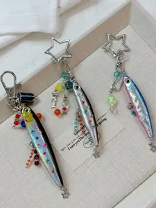 Fish Pendant Keychain, Fashionable Creative Unique Design, Luxury Personality Funny Accessory, All Seasons Wear, No Choking Hazard