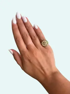 Protect Your Pinky Promise Ring with Evil Eye Engraving & Shimmering CZ Stone Personalized Jewelry for Trust & Loyalty