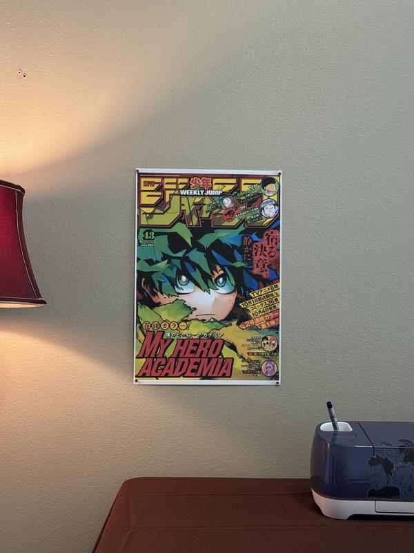 My Hero Academia Deku Poster - 13x19in Cardstock Matte Anime Weekly Shonen Jump #2666