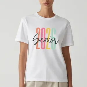 Carpesun Comfort Colors Senior Class of 2026 Family Shirts,Senior 2026 Shirt, Retro Font, Senior Retro Shirt,Gradution Family Matching T-Shirts , Senior 2026 Retro Shirt, Class of 2026 Senior Shirt, Graduation Gift