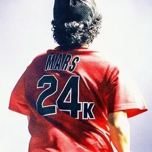 Mars 24K Baseball Jersey, Hooligans Style Graphic Shirt, Vintage Tour 2026 Outfit, Unique Gift Idea