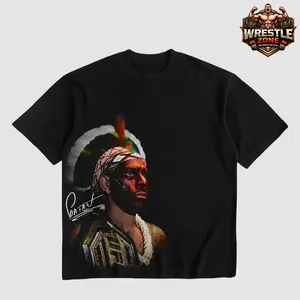 Alex Poatan Pereira Light Heavyweight Champion Heavy Cotton T-shirt Chama UFC Shirt UFC 320 Fan Apparel Gift For MMA Fan Menswear Breathable Print