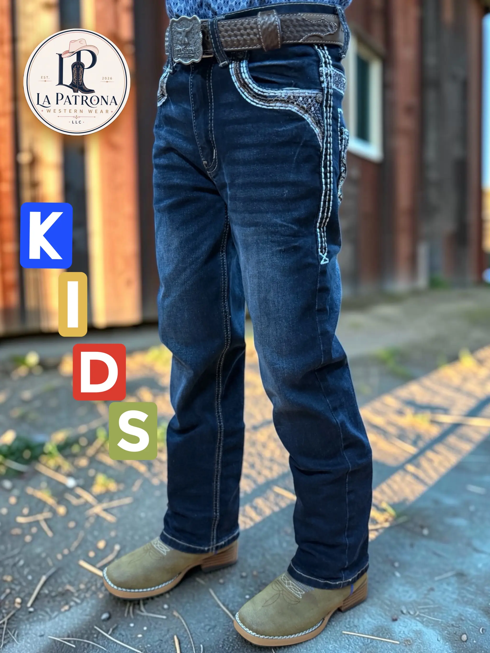 Western Kids Jeans / Pantalon Moderno para Ninos