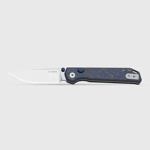 Kizer Begleiter 2.9 V3458.2BDA1, Vortex Pattern Micarta BD1N, Outdoor Camping Chef Knive, EDC For Men