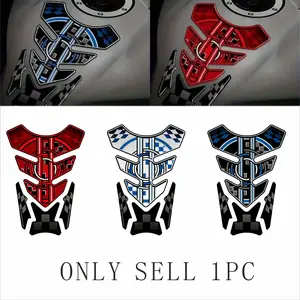 Hard Core Flat Gel Sticker for Bmw Racing Grid Protection, Suitable for Bmw Fuel Tank, Motorcycle Stickers, Motorcycle Parts, Backpacks, Professional Racing Style