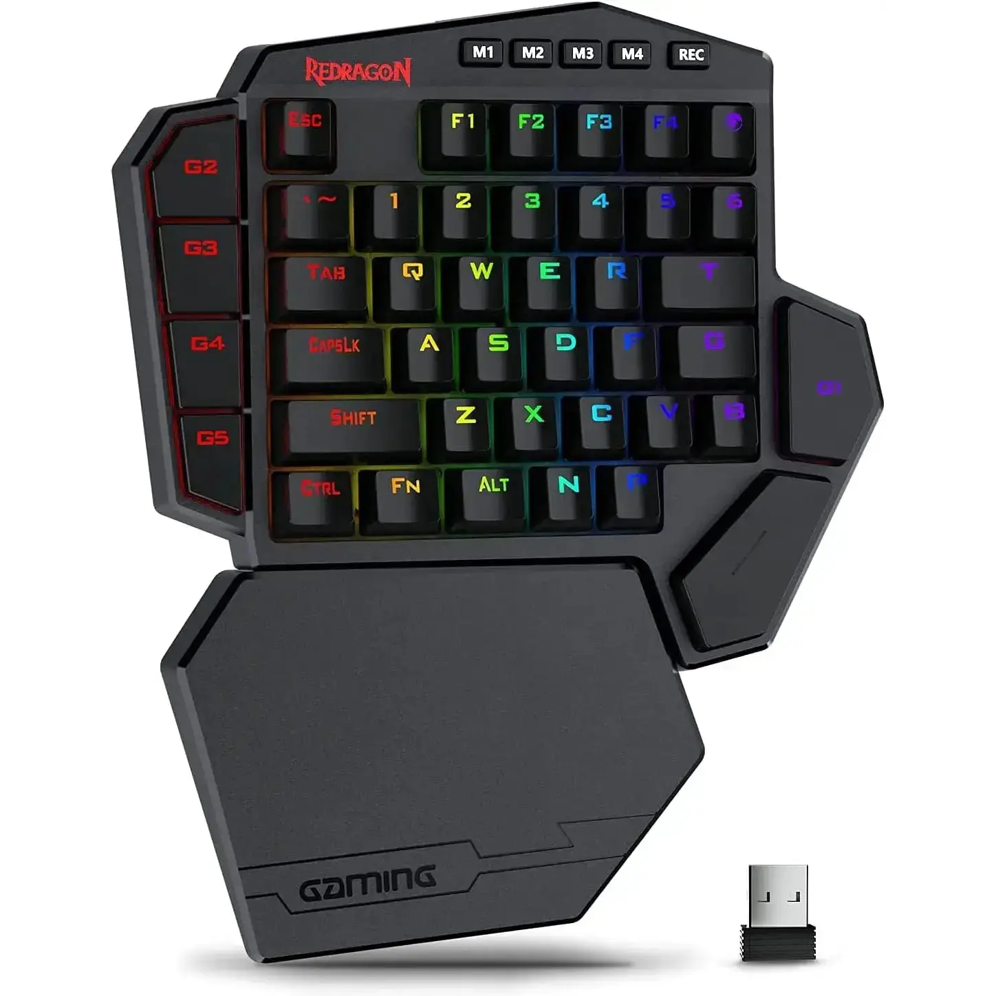 Redragon K585 Pro Wireless One Handed Mechanical Keyboard 42 Keys RGB