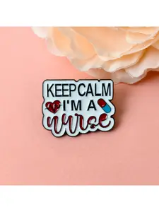 "Keep Calm I'm A Nurse" Medical Theme Enamel Pin Brooch Funny Badge for Backpacks Clothing Accessories Enamel Lapel Pins