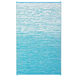 9x12ft reversible outdoor patio rug made of premium plastic straw. Rubber particle backing, UV and water resistant. Great for camping, picnics and backyard use. Black Coffee.