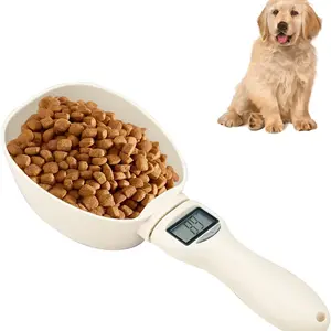 Pet Food Measuring Spoon Scale, High Precision Kitchen Electronic Scoop for Cats and Dogs, Measures Liquids/dry Goods, Max Weight 800g, Kitchen Measuring Utensils, Kitchen Gadgets