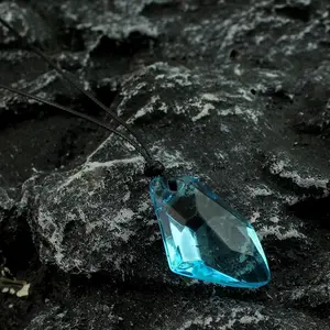 Tv Series H2o Necklace Moonstone Pendant Just Add Water Blue Stone Necklace Mako Mermaid Jewelry Film Gift