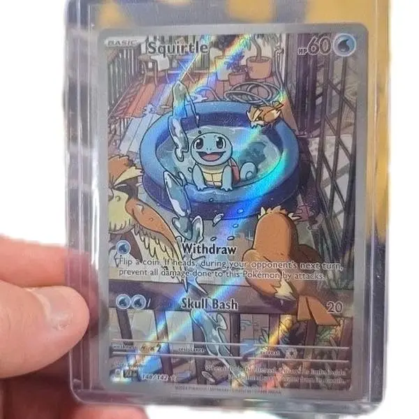 Squirtle Illustration Rare Pokmon TCG Stellar Crown (148/142). - TikTok Shop Squirtle Illustration Rare Pokmon TCG Stellar Crown (148/142). - TikTok Shop