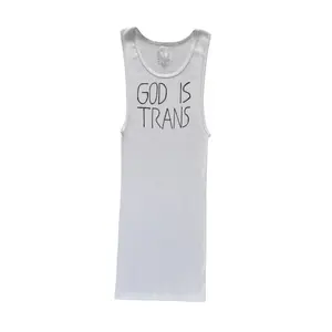 GOD IS TRANS drawn tank