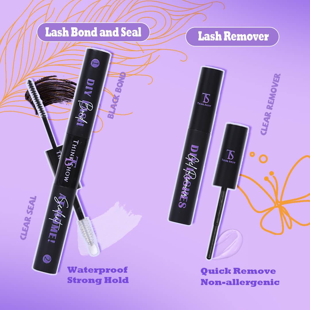 Natural Lash Clusters Kit Short Wispy Eyelash Clusters 8-18MM Clear Band Cluster Lashes Extensions Kit 168Pcs Daily Exquisite Eyelashes Clusters with Bond and Seal and Tweezers