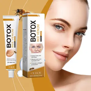 OUHOE Anti-Wrinkle Face Cream, similar to Botox Firming Serum (with Hyaluronic Acid), suitable for all skin types, 72 hours hydration and lifting; vegan moisturizing face cream Anti-Aging Venom Bee