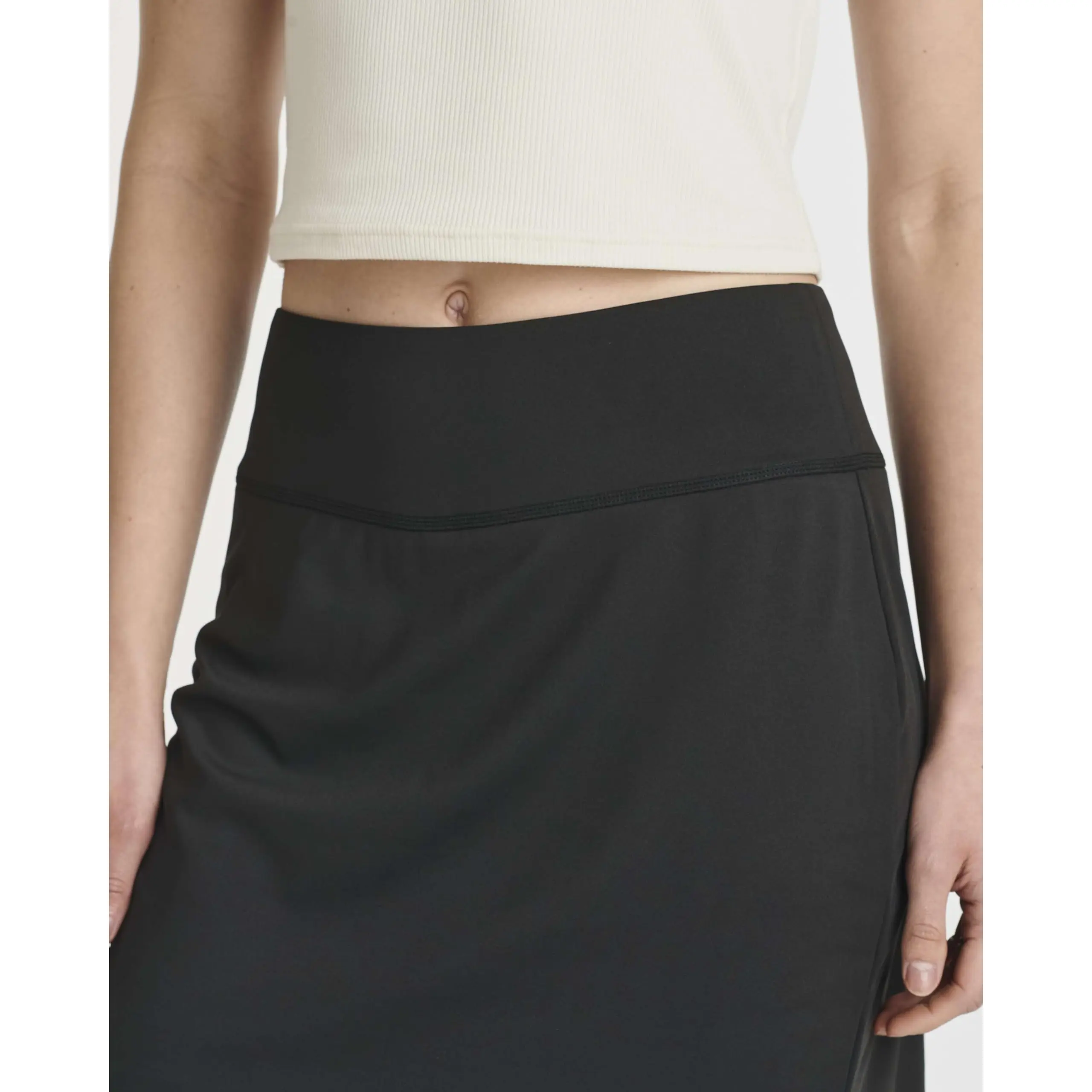 Real Essentials 3 Pack: Women's 20" Golf Skirts Knee Length Skorts Athletic Long Active Casual Pockets (Available in Plus)