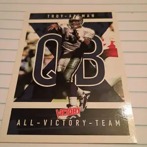 Upper Deck Troy Aikman All Victory Team Trading Card Collectible Sports Memorabilia