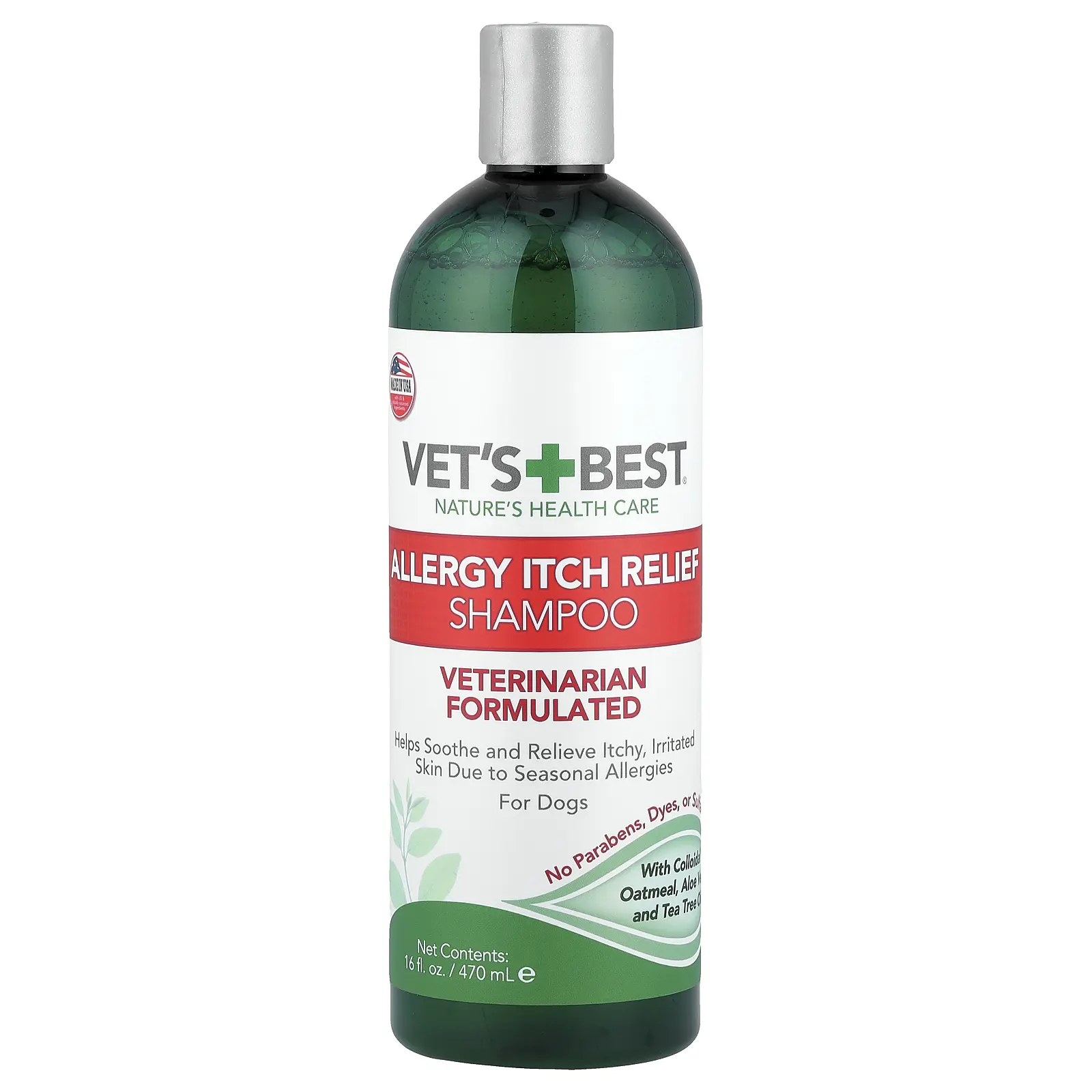 Vet's Best Allergy Itch Relief Shampoo, For Dogs, 16 fl oz (470 ml) Vet's Best Allergy Itch Relief Shampoo, For Dogs, 16 fl oz (470 ml)